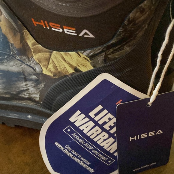 Hisea Waterproof Camo Boots size 7 men’s women’s 9 - Picture 7 of 9